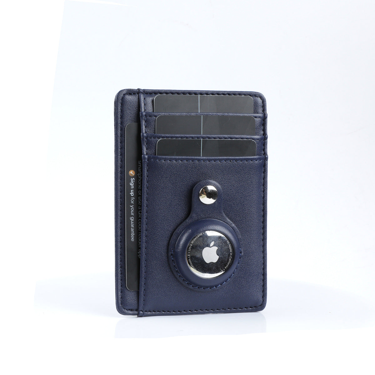 Château de Cuir Wallet (Navy Blue, gross)