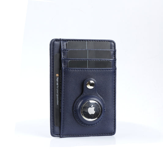 Château de Cuir Wallet (Navy Blue, gross)